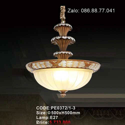 Đèn thả cổ điển PE0372/1-3 1 den-tha-co-dien-pe0372-1-3