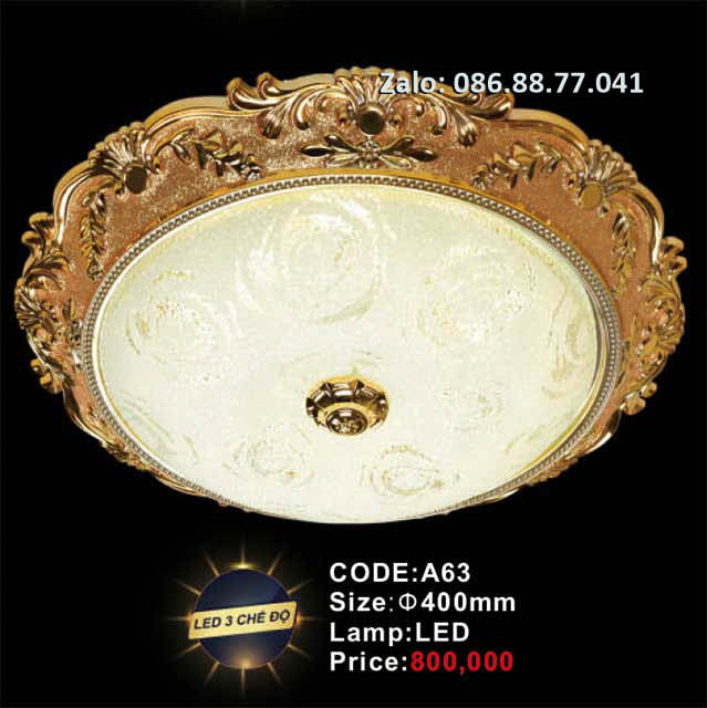 Đèn ốp trần cổ điển A63 1 den-op-tran-co-dien-a63
