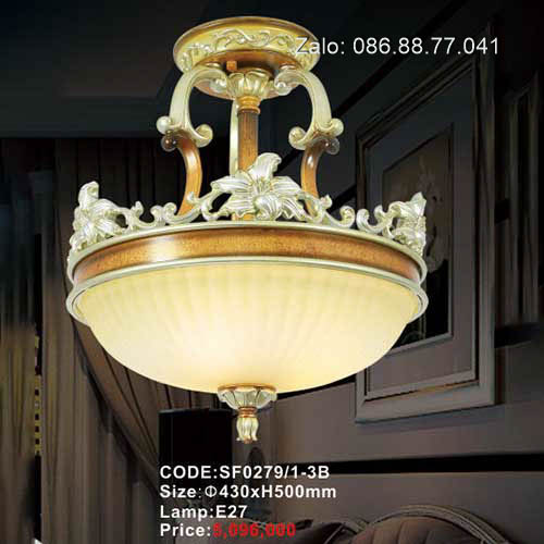 Đèn gắn trần cổ điển SF0345/1-3 3 den-gan-tran-co-dien-sf0279-1-3b