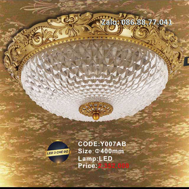 Đèn ốp trần cổ điển Y007AB