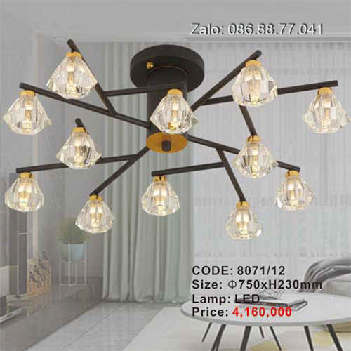 Đèn gắn trần cao cấp 8071/12 1 den-gan-tran-cao-cap-8071-12