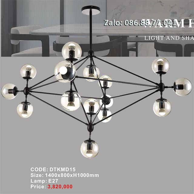 Đèn thả cao cấp DTKMD15