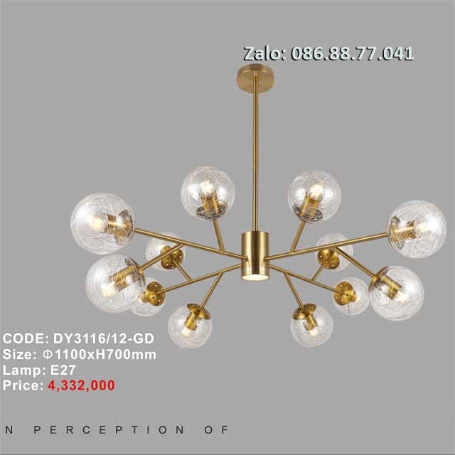 Đèn thả cao cấp DY3116/12