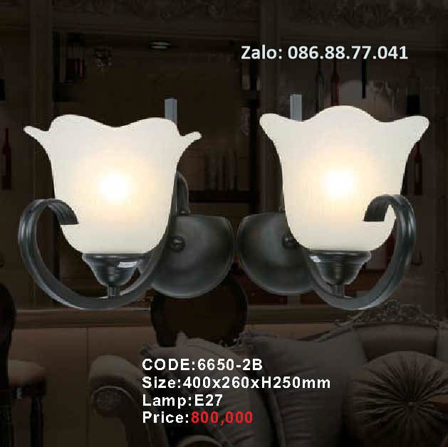 Đèn tường cổ điển 6650-2B