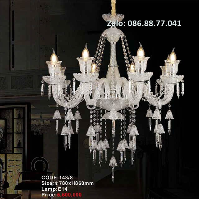 Đèn chùm nến 143/8 1 Đèn chùm nến 143/8