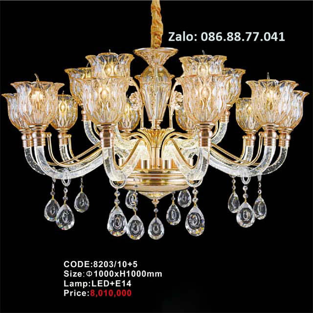 Đèn chùm nến 8203/10+5 1 den-chum-nen-8203-105