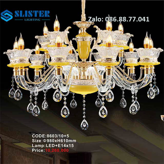 Đèn chùm nến 8603/10+5 1 den-chum-nen-8603-105
