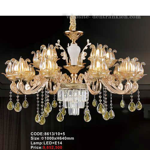 Đèn chùm nến 8613/10+5 1 den-chum-nen-8613-105