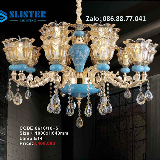Đèn chùm nến 8616/10+5 1 den-chum-nen-8616-105