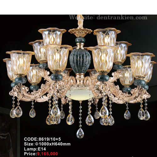Đèn chùm nến 8619/10+5 1 den-chum-nen-8619-105