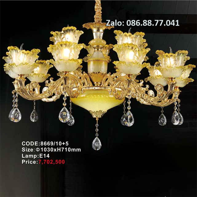 Đèn chùm nến 8669/10+5