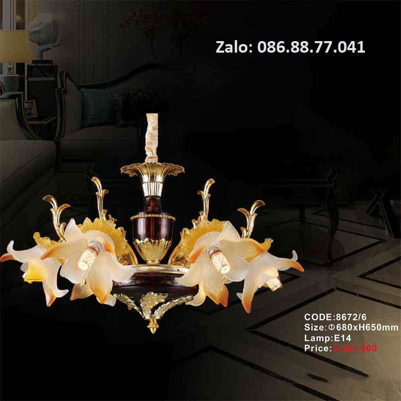 Đèn chùm nến 8672/6 1 den-chum-nen-8672-6
