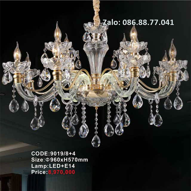 Đèn chùm nến 9019/8+4 1 den-chum-nen-9019-84