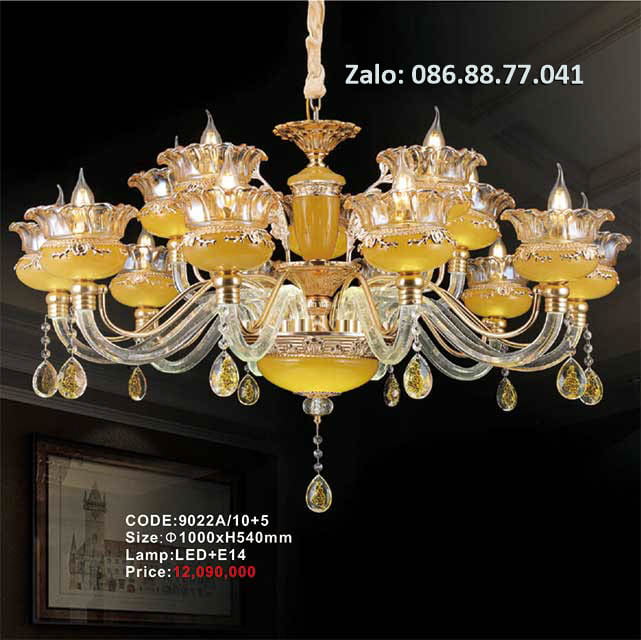 Đèn chùm nến 9022A/10+5 1 den-chum-nen-9022a-105