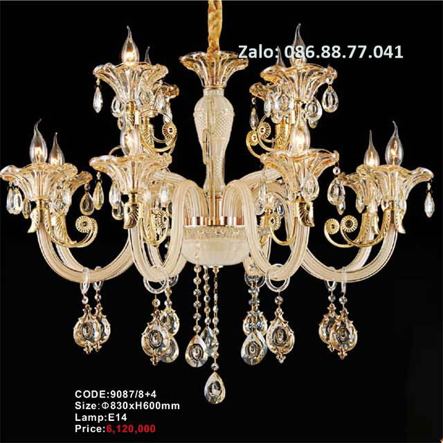 Đèn chùm nến 9087/8+4 1 den-chum-nen-9087-84