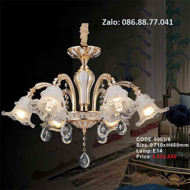 Đèn chùm nến 9903/6 1 den-chum-nen-9903-6