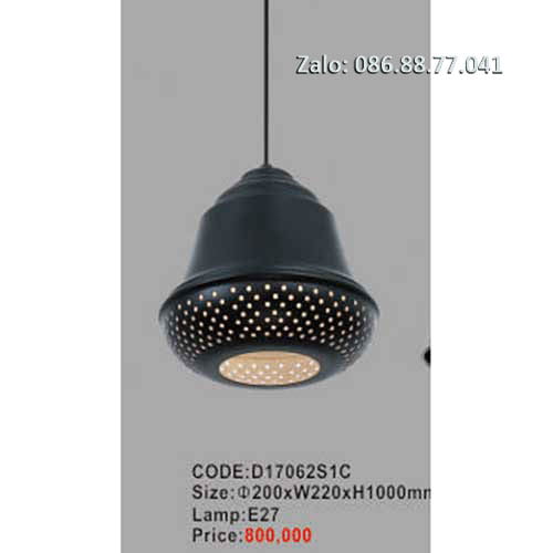 Đèn thả đơn trang trí D17062S1C 1 den-tha-don-trang-tri-d17062s1c