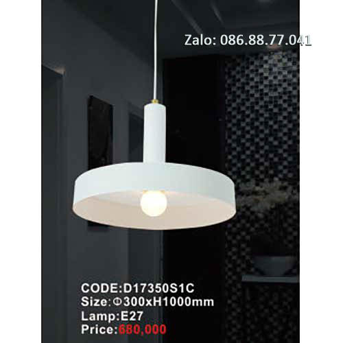 Đèn thả đơn trang trí D17350S1C 1 den-tha-don-trang-tri-d17350s1c