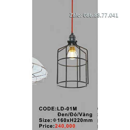 Đèn thả đơn trang trí LD-01M 1 den-tha-don-trang-tri-ld-01m