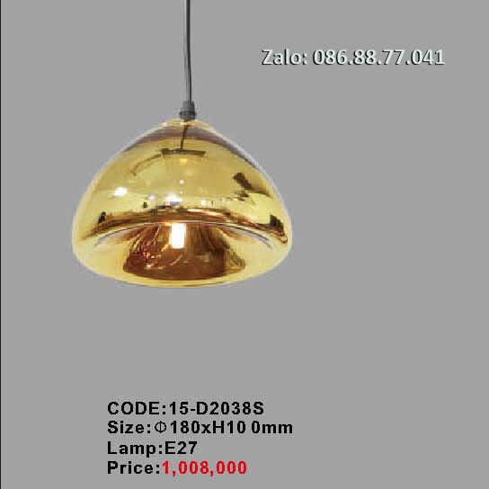 Đèn thả đơn trang trí 15-D2038S