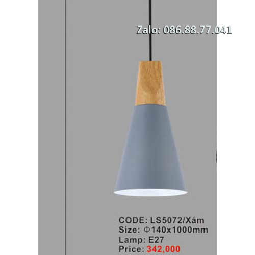 Đèn thả đơn trang trí LS5072/Xám 1 den-tha-don-trang-tri-ls5072-xam