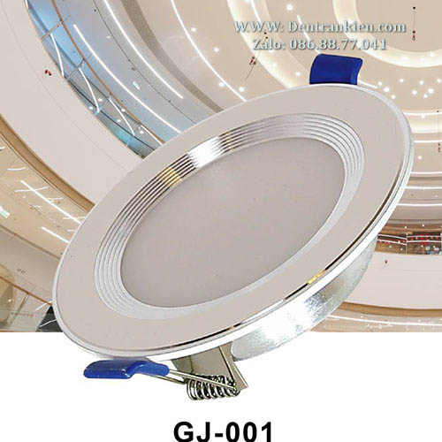 Đèn âm trần led 7W GJ-001 2 den-am-tran-led-7w-gj-001