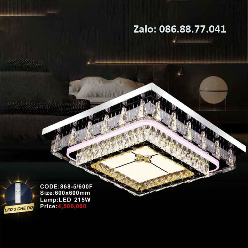 Đèn ốp trần pha lê 868-5F 1 den-op-tran-pha-le-868-5f