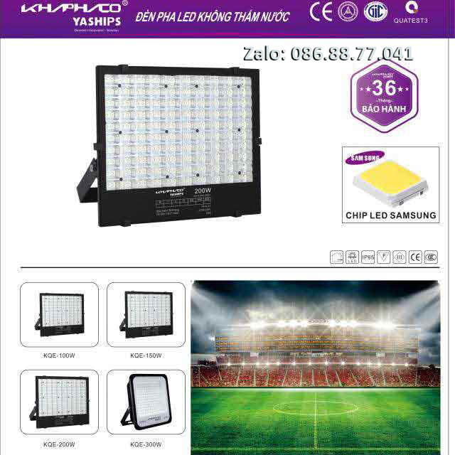 Đèn pha led Khaphaco KQE 150W 1 den-pha-led-kqe-khaphaco