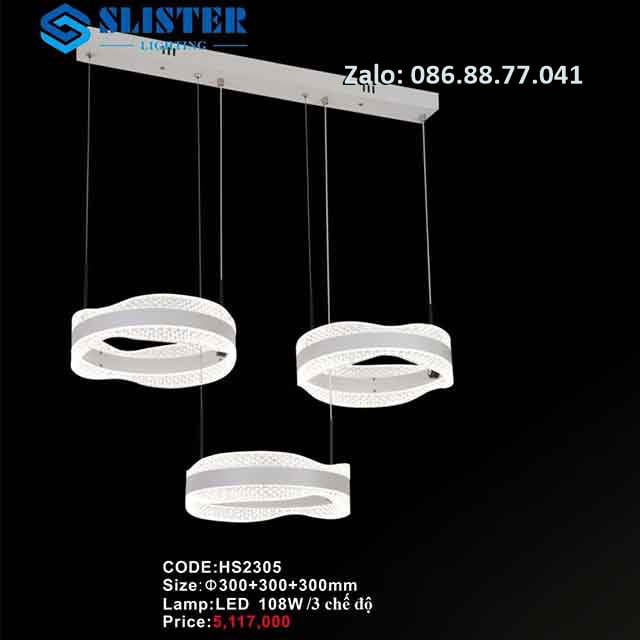 Đèn thả trang trí led HS2305