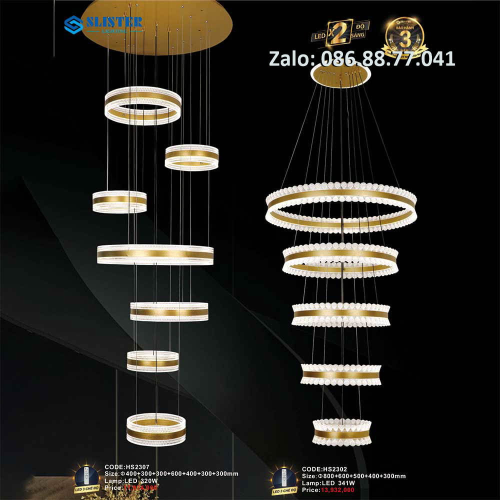 Đèn thả thông tầng HS2307