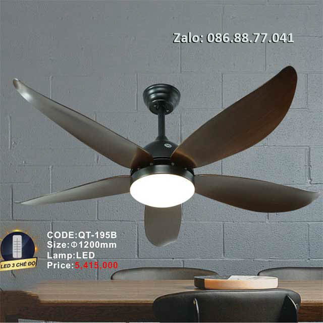 Quạt trần đèn led QT-195B 1 quat-tran-den-led-qt-195b