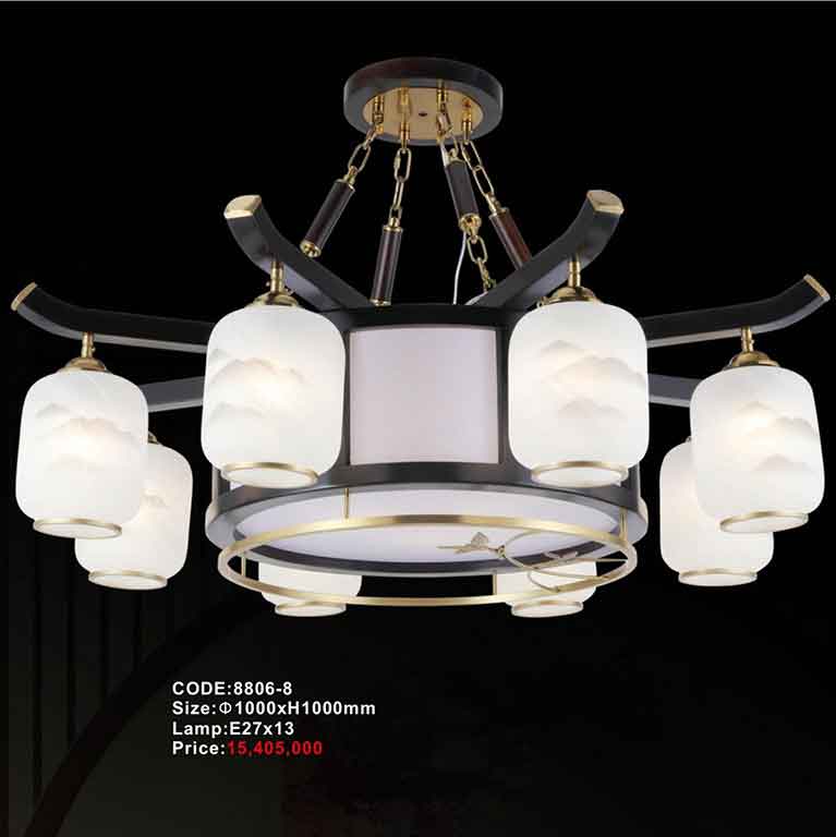 Đèn chùm gỗ 8806-8