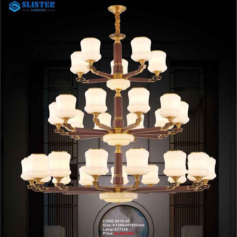 Đèn chùm gỗ 8816-30