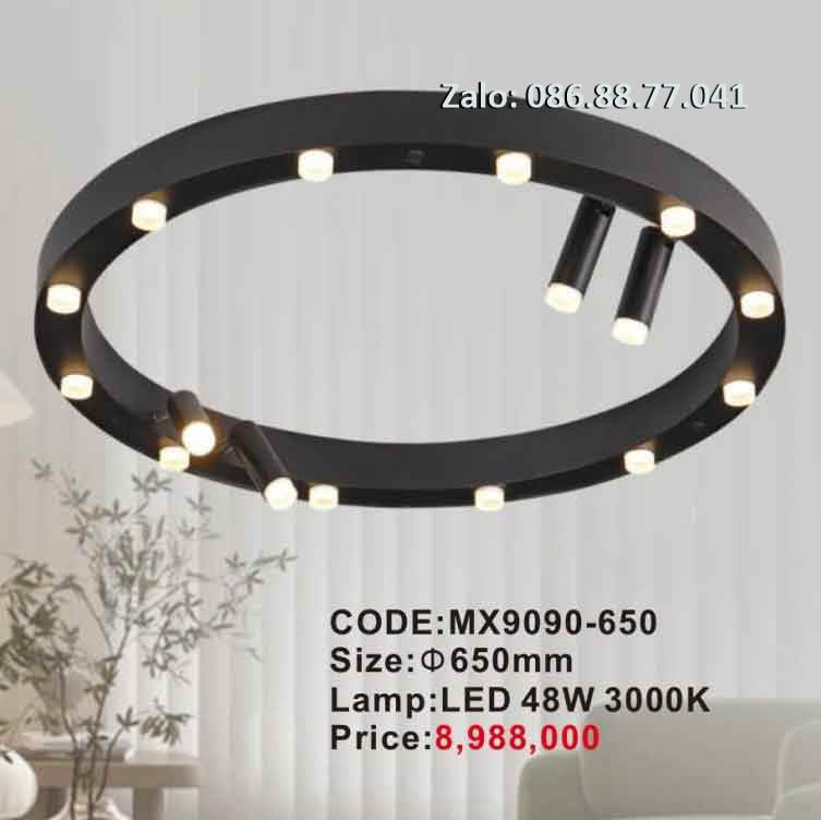 Đèn led gắn trần MX9090-650