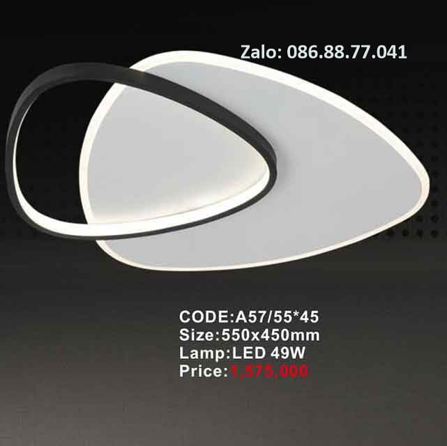 Đèn mâm led ốp trần A57/55