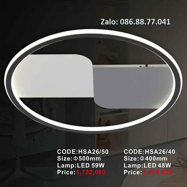 Đèn led ốp trần HSA26/40