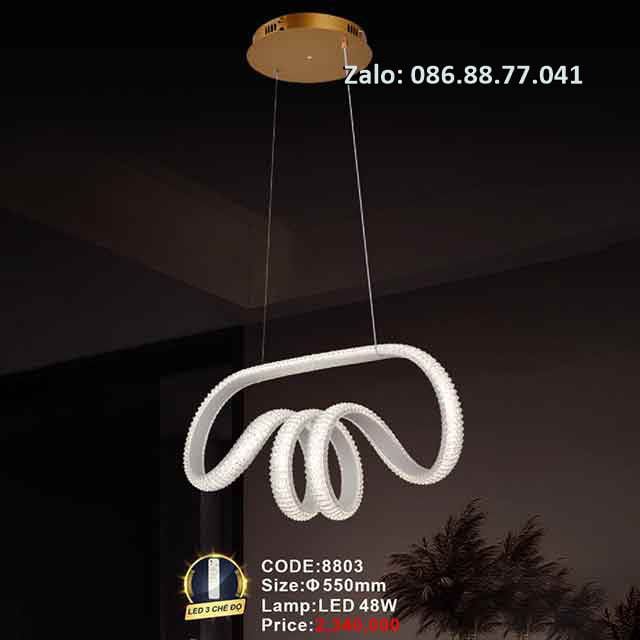 Đèn thả led hiện đại 8803