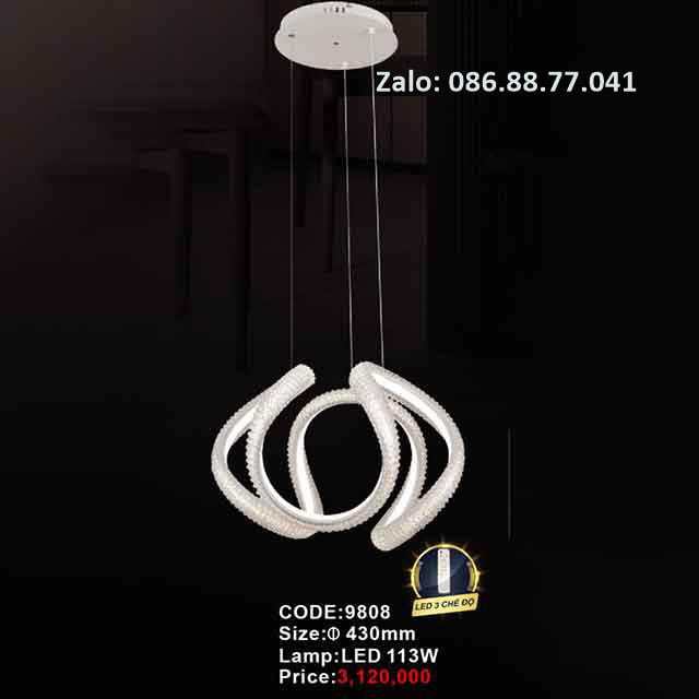 Đèn thả led hiện đại 9808