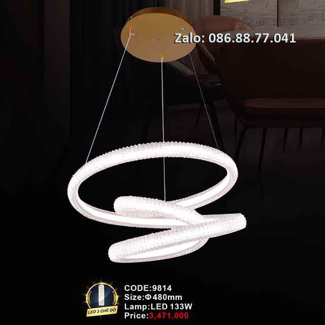 Đèn thả led hiện đại 9814