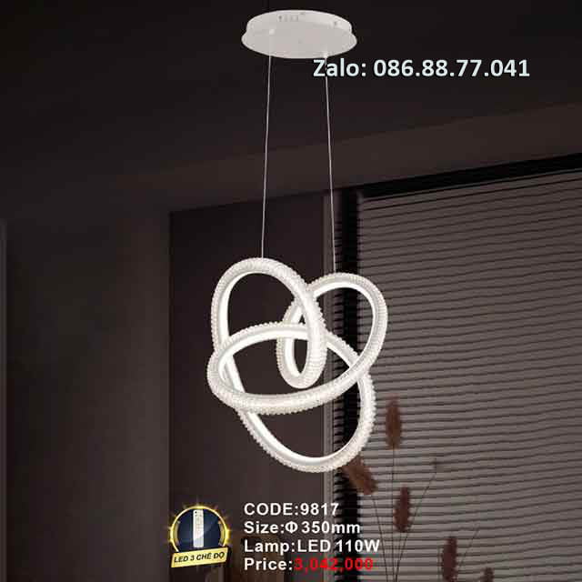 Đèn thả led hiện đại 9817