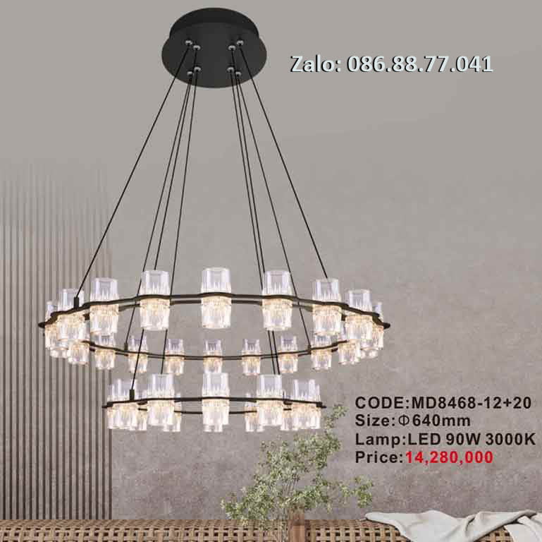 Đèn thả trần trang trí MD8468-12+20