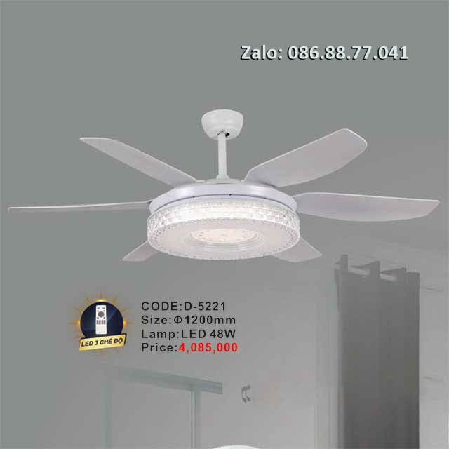 Quạt trần đèn D-5221 1 quat-tran-den-d-5221