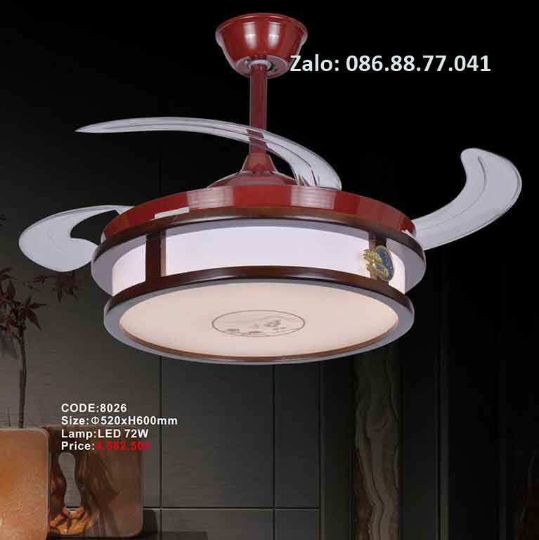 Quạt trần đèn led 8026 1 quat-tran-den-led-8026