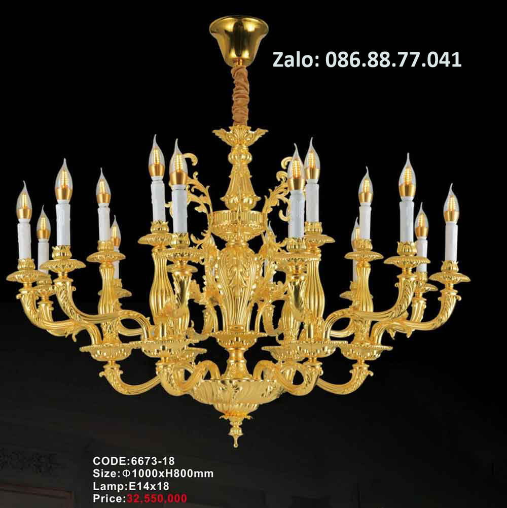 Đèn Chùm Đồng 6679-15 3 den-chum-dong-6673-18
