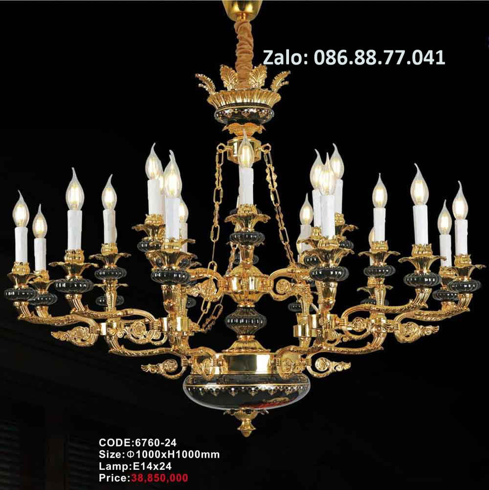 Đèn Chùm Đồng 6760-24 1 den-chum-dong-6760-24