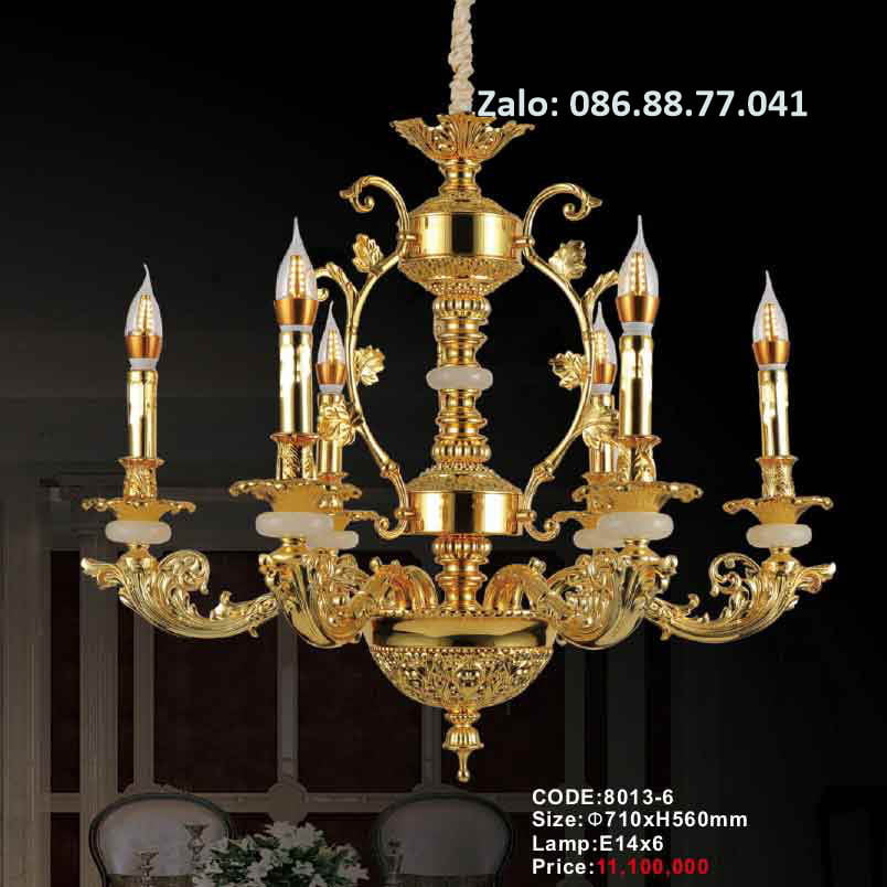 Đèn Chùm Đồng 8013-8 2 den-chum-dong-8013-6