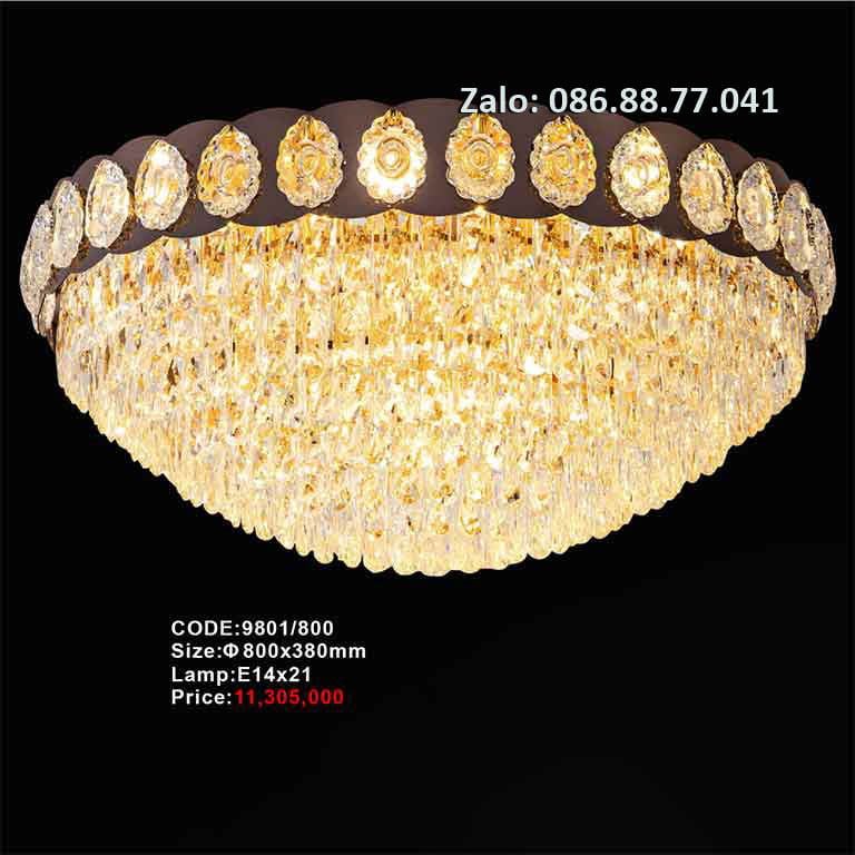 Đèn mâm pha lê 9801/800 1 den-mam-pha-le-9801-800