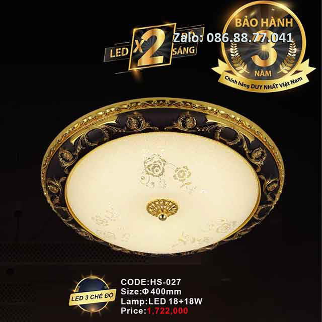 Đèn áp trần cổ điển HS-027