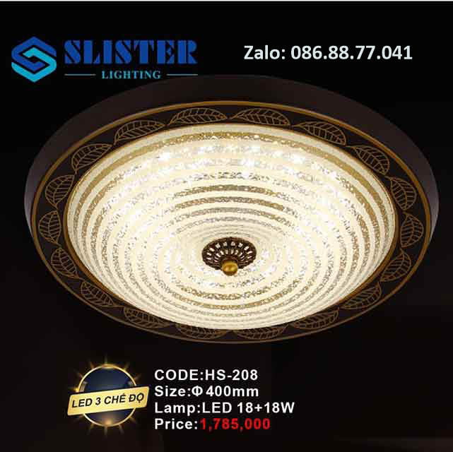 Đèn áp trần cổ điển HS-208