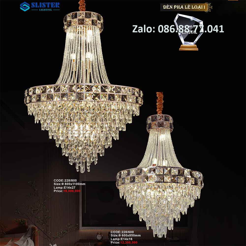 Đèn thả trần pha lê 3039/600 2 den-tha-tran-pha-le-228-800